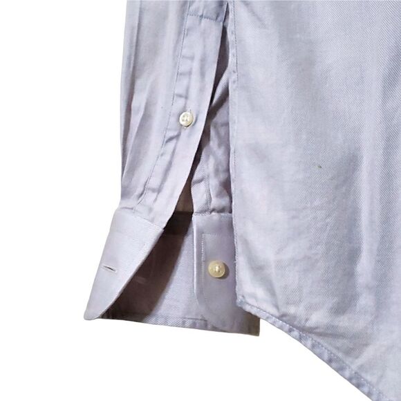 J. Lindeberg Mens Sand Cotton Button Down Shirt Size 38 - Picture 6 of 11